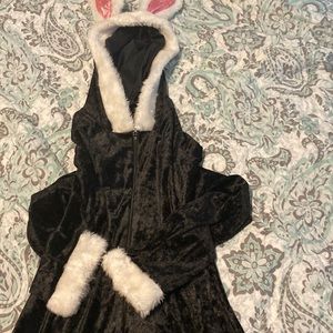 Cosplay/Halloween bunny black dress